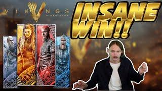 INSANE WIN! Vikings Big win - HUGE WIN on Casino slots from Casinodaddy