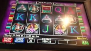 Diamond Queen Slot Machine $.25 High Limit Live Play Aria Casino Las Vegas