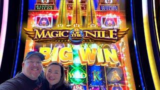 I WIN BIG EVERY TIME I PLAY THIS! Magic of the Nile and Lock it Link BONUSES!