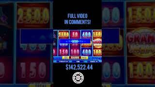 WINNING OVER $140,000 on a Slot Machine ~ GRAND JACKPOT! #Shorts