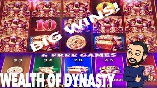Wealth of Dynasty Bonus and Big Wins ! New Konami Slot