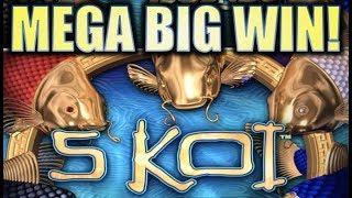 •MEGA BIG WIN!• 5 KOI DELUXE (LEGENDS) • Slot Machine Bonus (Aristocrat) REPOST