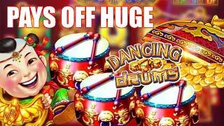 THIS IS SO CRAZY!  MEGA DANCING DRUMS JACKPOT AT FOXWOODS