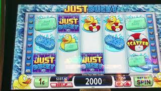Just Ducky Free Spins and Bonus Games at Kickapoo Lucky Eagle Casino