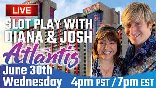 $1000 live slot play at Atlantis Casino