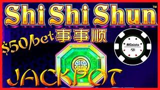 HIGH LIMIT Lock It Link Shi Shi Shun JACKPOT HANDPAY ️$50 BONUS ROUND Pink Panther Slot Machine