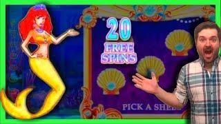 I PICKED THE BEST ONE! • I GOT THE GOLDEN MERMAID ON A $6 BET!!! Slot Machine Winning W/ SDGuy1234