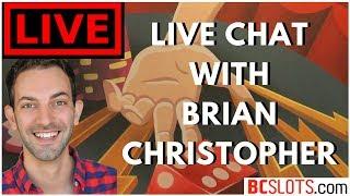 Live Stream CHAT Giveaways + VEGAS Re-Cap + EAST COAST TOUR  Brian Christopher Slots