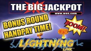 MORE PLAY ON LIGHTNING LINK!   Bonus Round Handpay!  | The Big Jackpot
