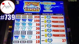 Lightning Diamond Slot & Jin Long 888 Slot 9 Line  Max Bet Dollar Slots 赤富士スロット