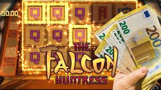 The Falcon Huntress - 100€ Spins - Session nach 300.000€ Gewinn!