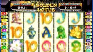 Golden Lotus Slot Machine Video at Slots of Vegas