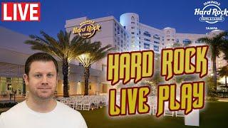 Live Casino Slot Play Grand Jackpot Challenge   Going for The Big $100,000 at Hard Rock Tampa