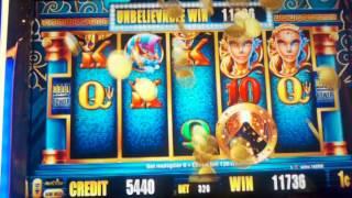 Big line Hit Fortunes of Atlantis Aristocrat Slot machine