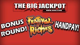 Festival of Riches  QUICK JACKPOT BIG HANDPAY!  | The Big Jackpot