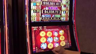 Trying for the $50,000 Top Jackpot on 88 Fortune Slot Machine in Las Vegas! Bonus Level Feature