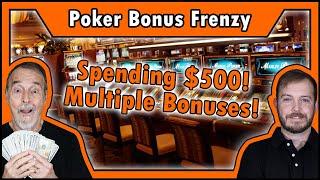 Spending $500 at the Casino = MULTIPLE Video Poker Bonuses! • The Jackpot Gents