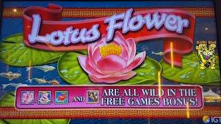 HOPE YOU LIKE THIS BEAUTIFUL GAME !LOTUS FLOWER Slot (IGT) $250 Free Play栗スロ Yaamava' Casino
