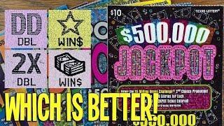 WHICH IS BETTER Challenge  $120 TEXAS LOTTERY Scratch Offs
