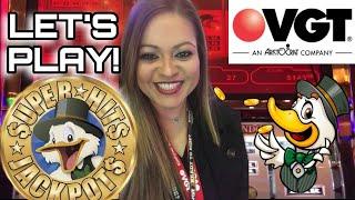 VGT SUPER HITS JACKPOTS LIVE PLAY PART 2•CRAZY CHERRY*KING OF COIN*LUCKY DUCKY•