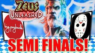 $100 Zeus Unleashed  2019 Slot-Oberfest Tournament | The Semi Finals