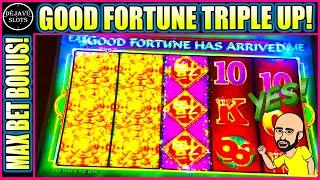 Yes! I TRIPLED MY MONEY! GOOD FORTUNE HAS ARRIVED MAX BET BONUS