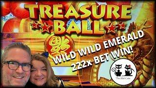 222X  BET WIN!  TREASURE BALL  WILD WILD EMERALD