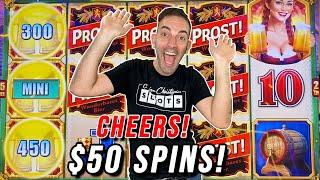 CHEERS to $50 Spins ⫸ The BIGGEST Teasing Game EVER!