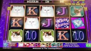Amazing $4,220 Jackpot! | Kitty Glitter Game | The Cosmopolitan Casino | The Big Jackpot