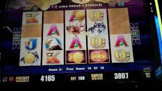 Buffalo Wonder 4 Slot Machine Bonus - Line Hit