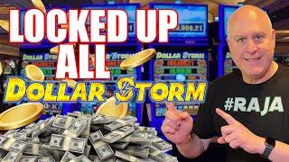 DOLLAR STORM SLOT NIGHT!  EVERY MACHINE I TOUCH IS A WINNER!!!