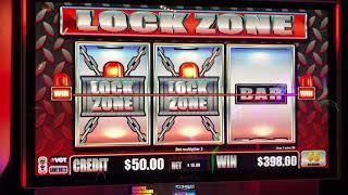 "LOCK ZONE"  VGT Slots Lock Wins  Choctaw Gaming Casino, Durant, OK