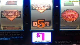 Slots Weekly Highlights #52 For you who are busy• Triple Strike $1 Slot@San Manuel, Pechanga, Barona