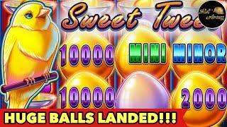 ️SWEET TWEET️HUGE BALL LANDED SUPER BIG WIN | LOTERIA GREAT BONUS LOCK IT LINK SERIES SLOT MACHINE