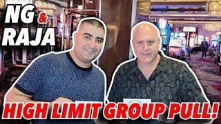 $5,000 Group Pull - NG Slot & The Raja Team Up  $25 Spins on High Limit Dragon Link Autumn Moon