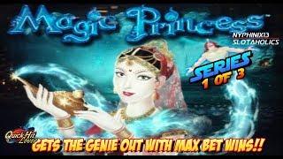 Magic Princess MAX BET Slot Bonuses BIG WINS!! Series 1 of 3
