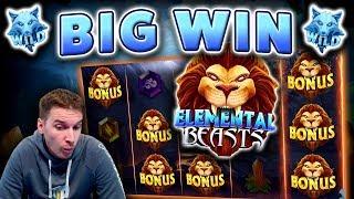 BIG WIN on Elemental Beasts Slot - £6 Bet!