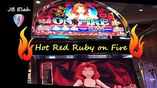 HOT RED RUBY ON FIRE & HOT RED RUBY Winning Spins VGT Slots JB Elah Slot Channel How To YouTube DIY