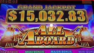 ALL ABOARD !!! 50 FRIDAY 143CASH FALLS / REEL RICHES DELUXE / ALL ABOARD ( DYNAMITE DASH)  Slot