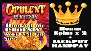 Opulent Phoenix Slot Machine *JACKPOT HANDPAY* Bonus Spins X 2 + Line HIT!