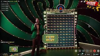 Crazy Time - 25x Cash Hunt CRAZY WIN!!