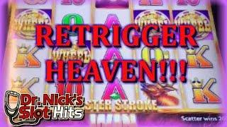 **RETRIGGER HEAVEN!!!/BIG WIN!!!** Buffalo Grand Slot Machine Bonus w/ SlotTraveler