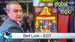 Bell Link Slot Machine by EGT at #G2E2022