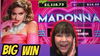 BIG WIN BONUSES ON MADONNA-WHO WON THE BIGGEST?