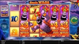 Genie Jackpots Megaways - Genie Wilds BIG WIN!