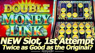 NEW Double Money Link Slot Machine! Twice as Good as the Original? Live Play and Hold & Spin Feature
