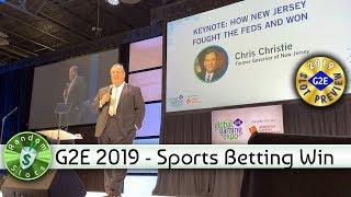 #G2E2019 Chris Christie: Sports Betting, How New Jersy Fought the Feds & Won