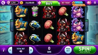 PETS OF THE LIVING DEAD SLOT - zombie themed video slot machine - Slotomania Game