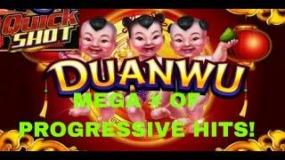 DUANWU QuickShots!! MEGA NUMBER OF PROGRESSIVES WIN!