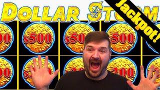 MASSIVE JACKPOT HAND PAY!  The BEST Dollar Storm Slot Video On Youtube!